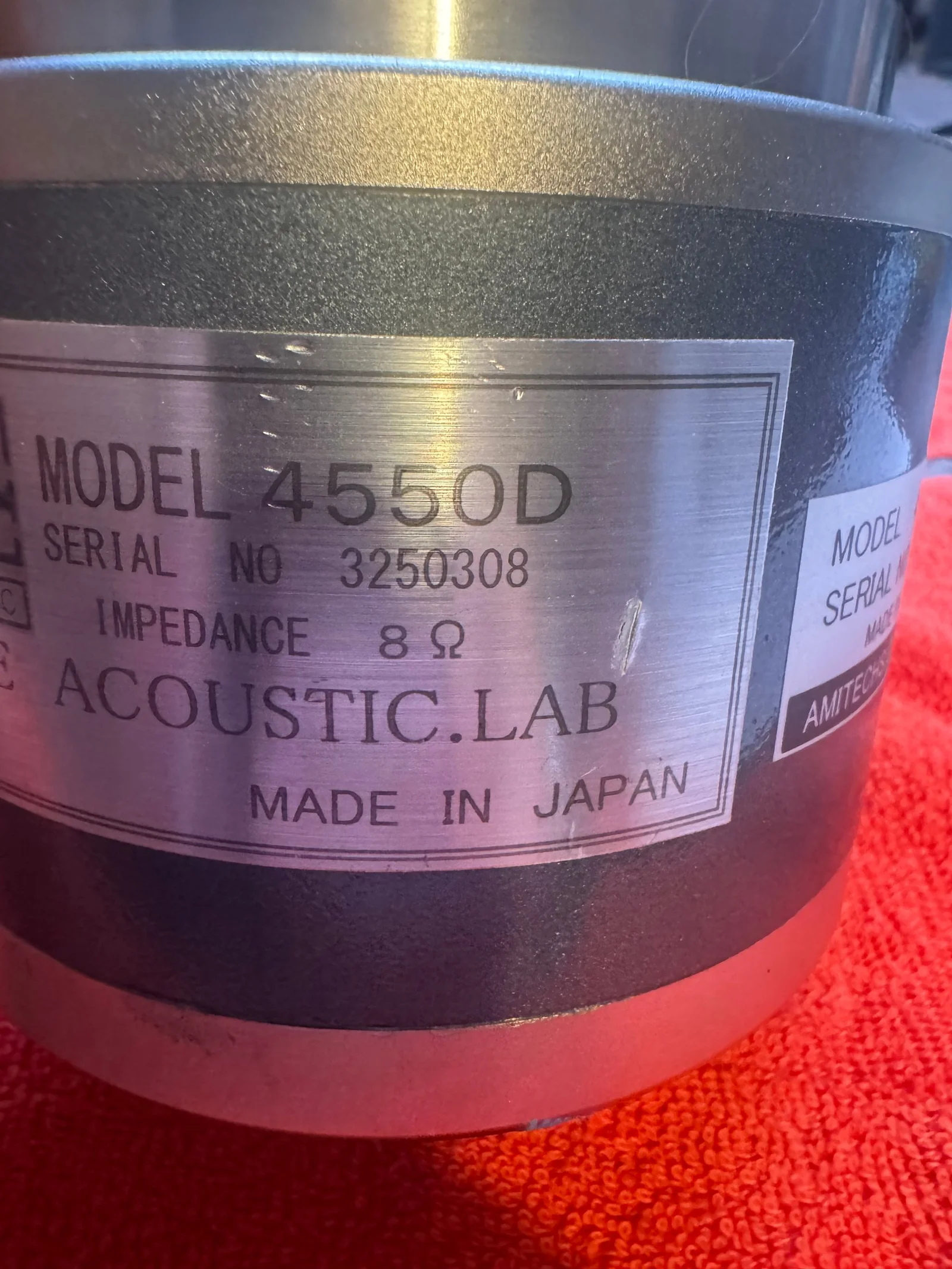 ALE Acoustic 4550D driver med helt nya diaphragm. ALE Acoustic 4550D driver med helt nya diaphragm. - Bild 3 av 11
