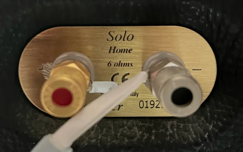 Sonus Faber Solo Home Centerh&ouml;gtalare - design Franco Serblin - Bild 5 av 6