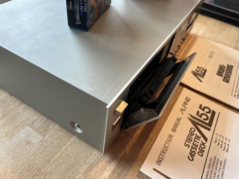 ALPINE AL55 kasettdäck - Nyservat ny rem  - Bild 4 av 7