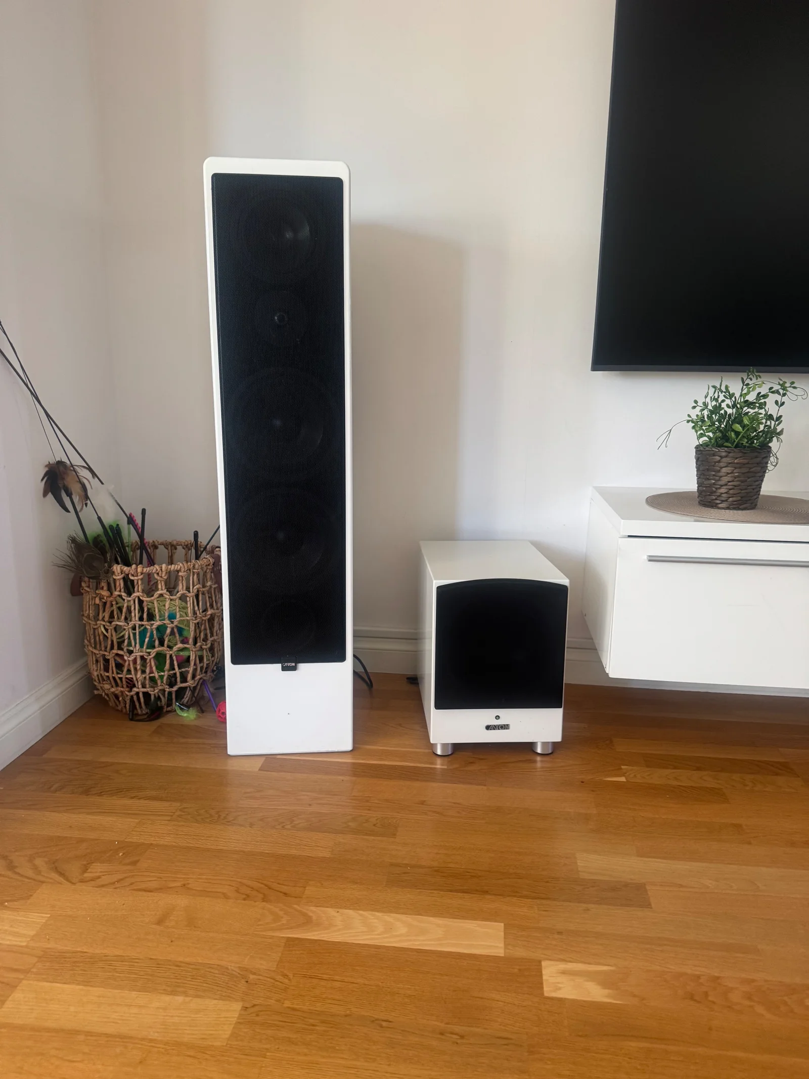 Canton RC-A och lite surround högtalare säljes