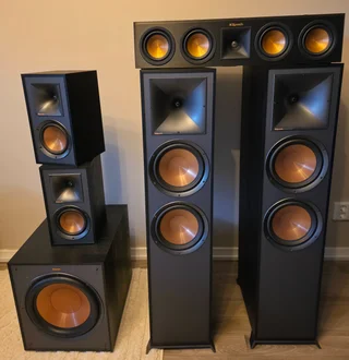 Klipsch Reference 5.1 Hembiopaket (R-820F, RP-440C, R-1...