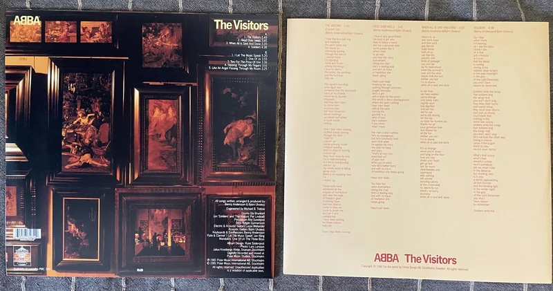 ABBA - The Visitors (LP) ABBA - The Visitors (LP) - Bild 2 av 3