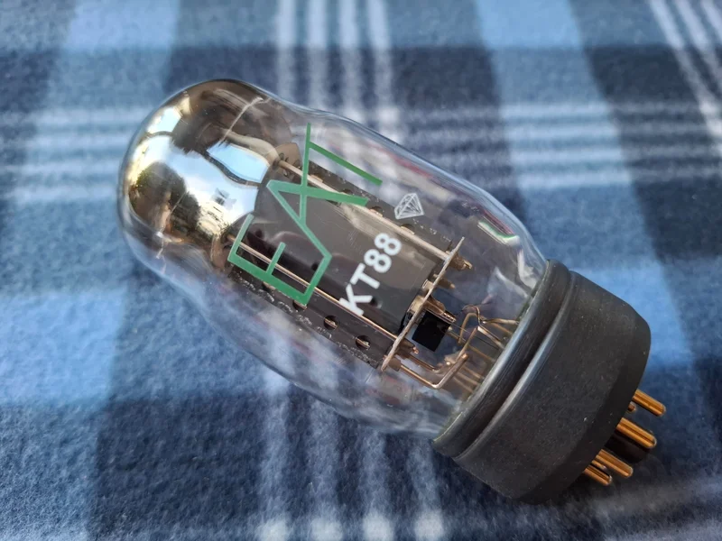 EAT KT88 Diamond GOLD pins Ny matchad kvartett  - Bild 4 av 9