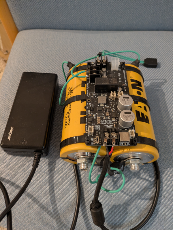 Batterieliminator med superkondensatorer 5V Batterieliminator med superkondensatorer 5V - Bild 1 av 2