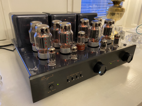 Cayin cs100a tung hi-fi integrerad rörförstärkare  i ny...