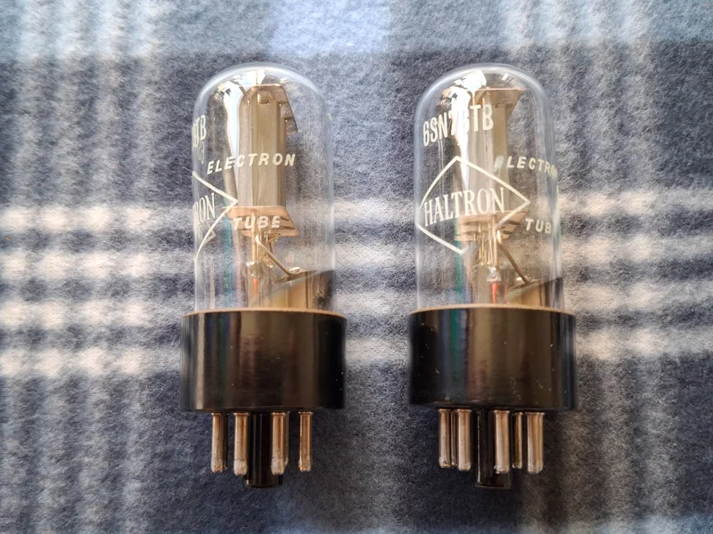 Haltron 6SN7GTB &ndash; NOS i originalkartonger &ndash; Matchat par  - Bild 4 av 7