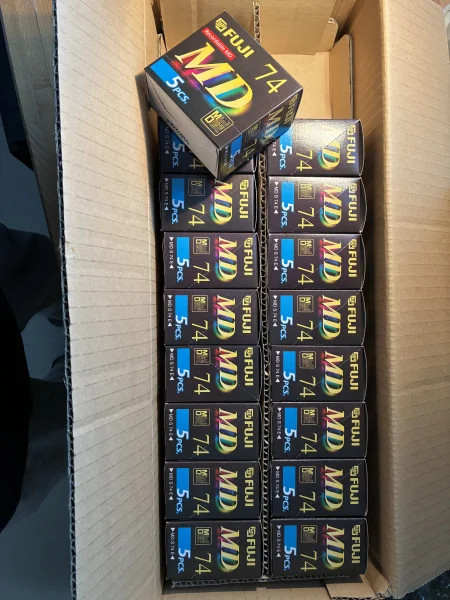 Fuji MIniDisc 74 , pris f&ouml;r 85 st obrutna nya - Bild 2 av 2