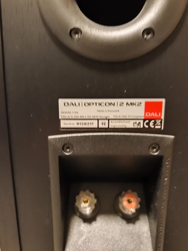 Dali Opticon 2 Mk 2/ Dali Connect Stand E-600 (Svarta) - Bild 8 av 13