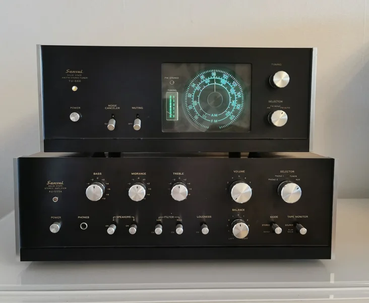 Sansui AU-555A + Sansui TU-666 - Bild 1 av 12