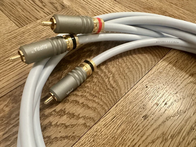 3 st SUPRA EFF-ISL RCA-kablar - Bild 1 av 2