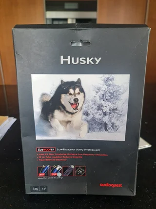 Audioquest Husky subwoofer kabel 3 meter