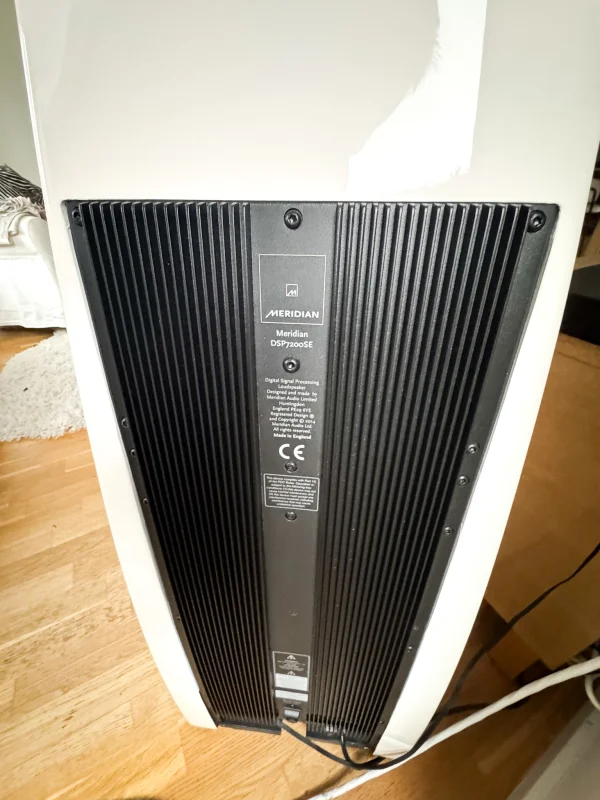 Meridian DSP7200 SE + Meridian 218 &ndash; vit finish, komplett system - Bild 9 av 11