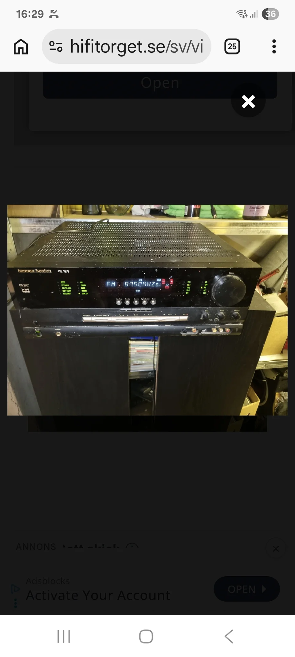 Harman Kardon AVR3000 +fj&auml;rren - Bild 1 av 1