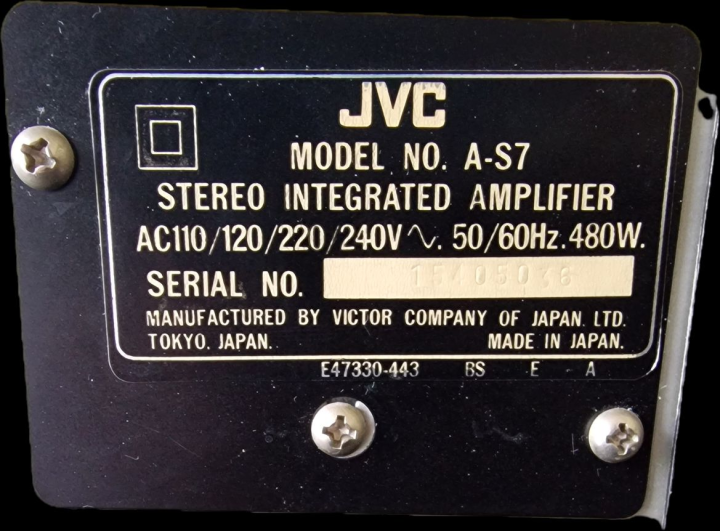 JVC A-S7