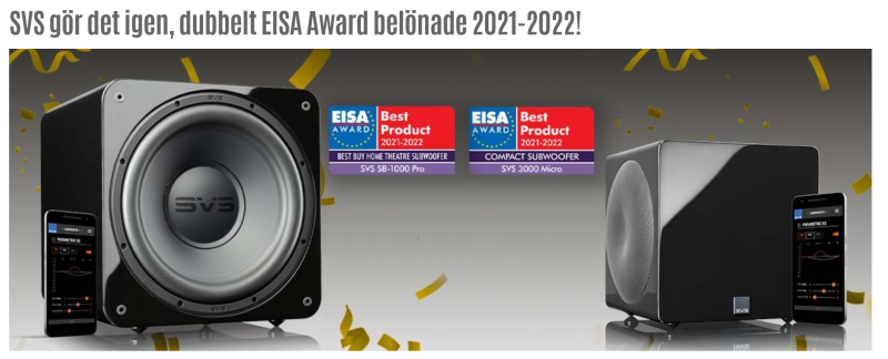 SVS SB-1000 Pro subwoofer – EISA Award-vinnare - Bild 6 av 6