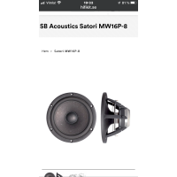 SB Acoustics Satori MW16P-8