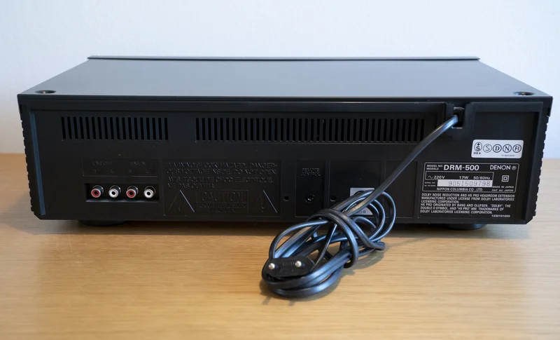 Denon DRM-500 Stereo Cassette Deck (1989-91) - Bild 4 av 4