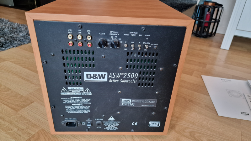 B&W ASW2500 - Bild 2 av 2