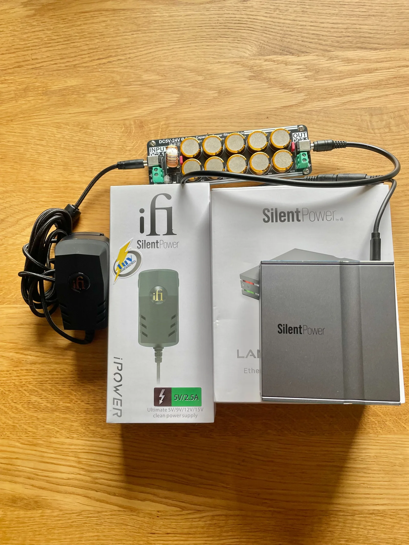 Lan i Purifier Pro Ifi Silent Power Ultrakondensator strömfilter