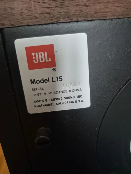 JBL modell L-15 - Bild 3 av 4