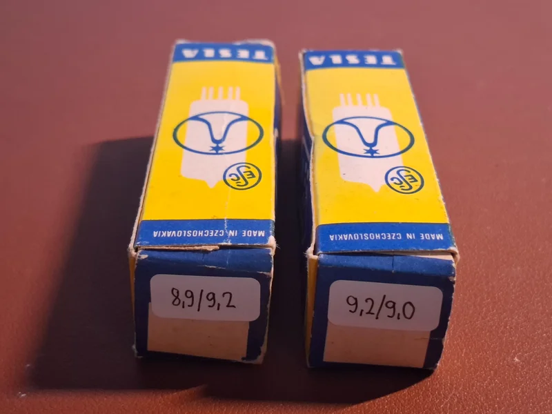 Tesla ECC802S NOS – White Label – Matchat par – 1975 Tesla ECC802S NOS – White Label – Matchat par – 1975 - Bild 6 av 7