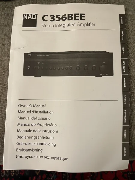 NAD C 356BEE Stereo Integrated Amplifier - Bild 7 av 7