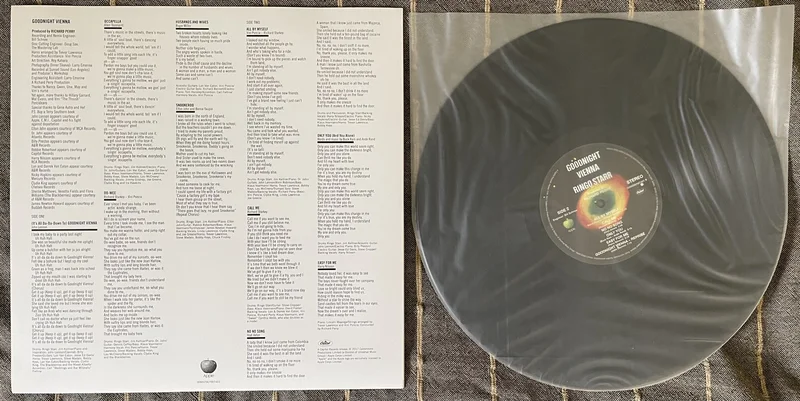 Ringo Starr - ”Goodnight Vienna” (LP) Ringo Starr - ”Goodnight Vienna” (LP) - Bild 3 av 3