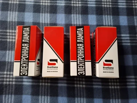 6550 Svetlana Winged -C- SED NOS/NIB (6550c / KT88) Rad...