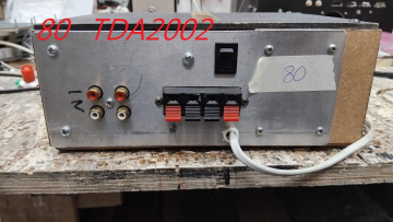 litet slutsteg TDA2002.  DIY