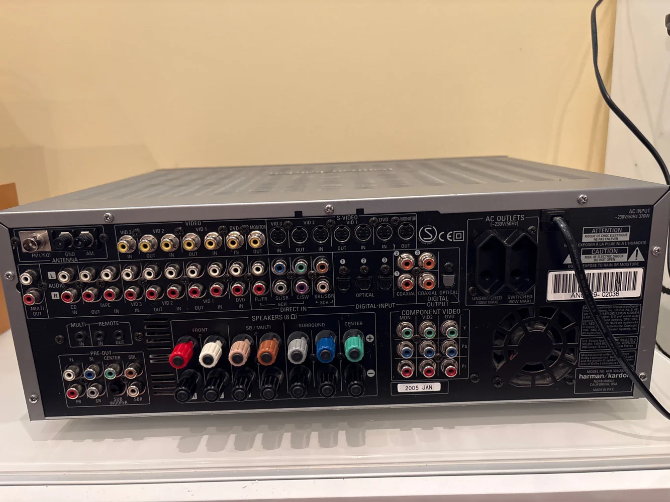 Harman/Kardon AVR 335 Hemmabioreceiver i mycket fint skick - Image 2 of 3