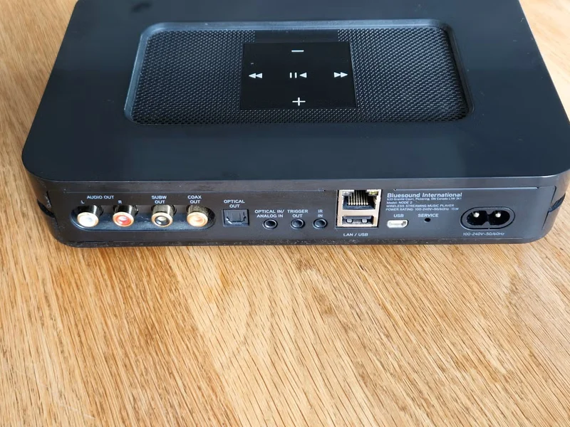 Bluesound Node 2, streamer, svart Bluesound Node 2, streamer, svart - Bild 2 av 2