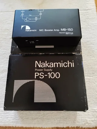 Nakamichi MB-150 MC Booster (förförförstärkare) och PS-...