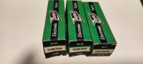 3 st Mullard/Zaerux ECC88/6DJ8 NOS! 3 st Mullard/Zaerux ECC88/6DJ8 NOS!