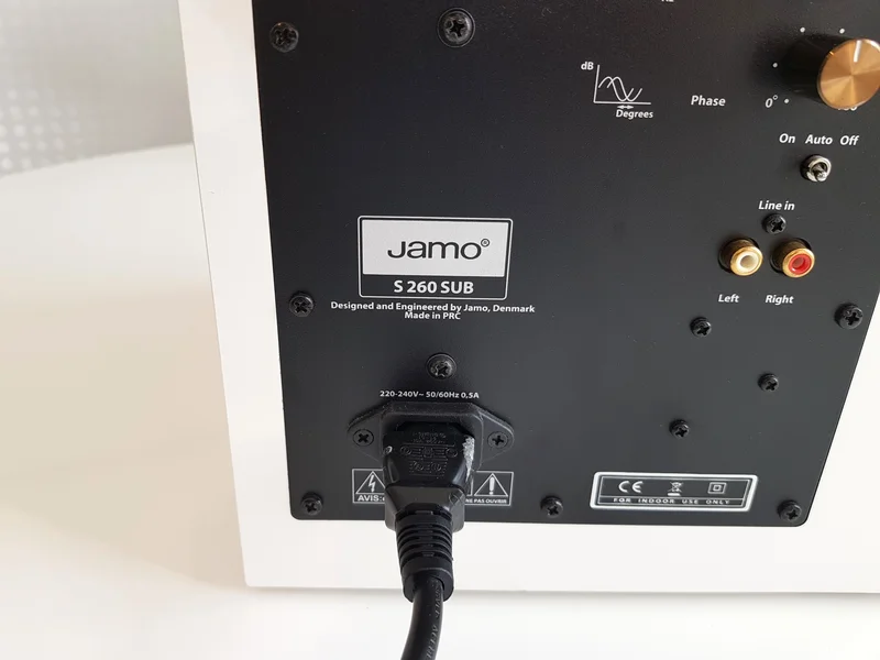 Subwoofer JamoS 260  SUB - Kuva 9 / 9