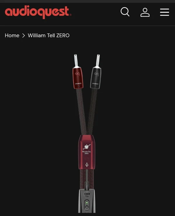 Audioquest - William Tell, Zero Audioquest - William Tell, Zero - Bild 3 av 3