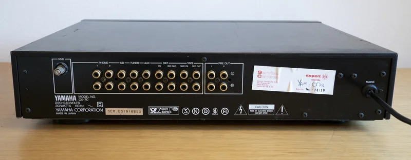 Yamaha CX-70 Stereo Control Amplifier (1988-90) - Bild 5 av 6