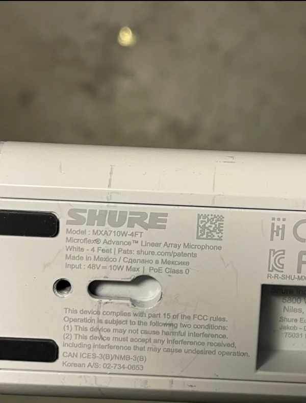 Shure Linear Array microphone - Bild 3 av 3