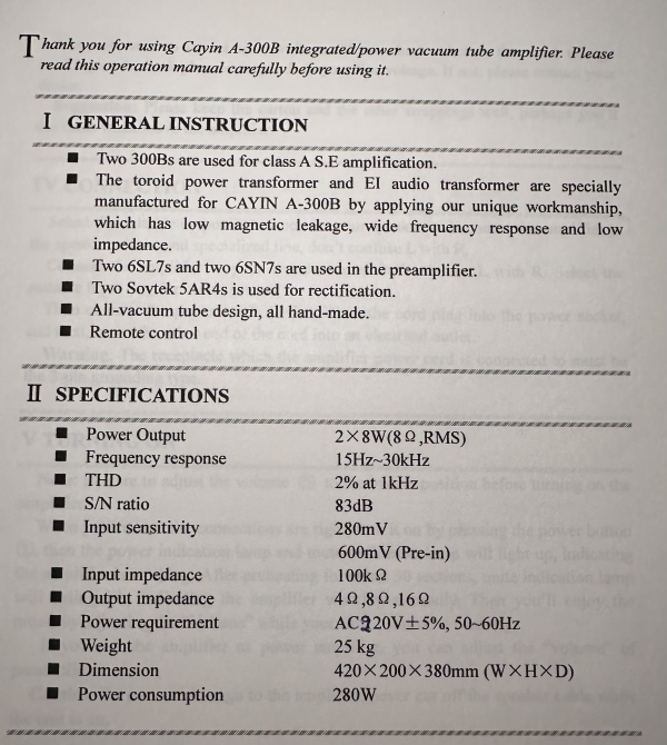 Cayin 300B med flera olika 300B-rör - Bild 10 av 11