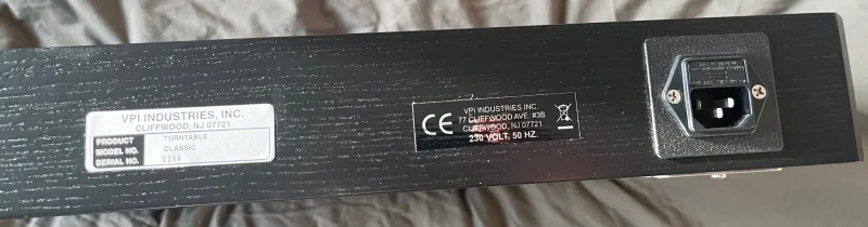 Originalplint till VPI Classic 30th anniversary skivspelare - Bild 2 av 4