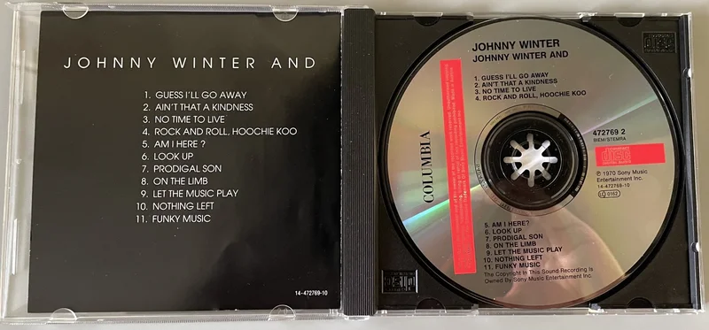 Johnny Winter And - ”Johnny Winter And” (CD) Johnny Winter And - ”Johnny Winter And” (CD) - Bild 3 av 3
