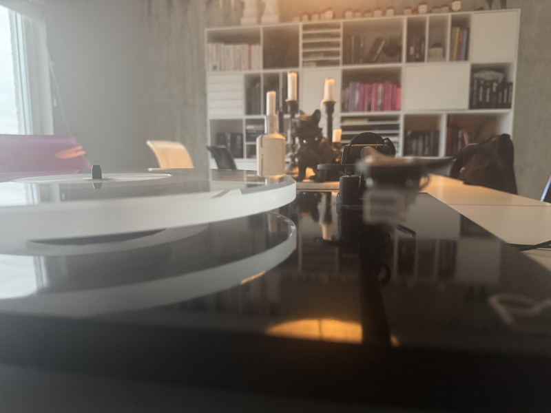 Rega Planar 1 + Tizo Acrylic Platter Delta Device 15 mm - Bild 4 av 6