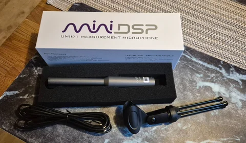 Minidsp Umik-1 Measurement microphone.