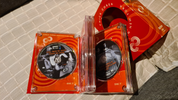 Samling - LP och DVD Chick Corea med original autograf av Chick