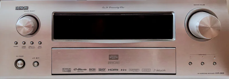 Denon AVR-3808 &ndash; 7.1 AV-receiver i n&auml;rmast nyskick - Bild 1 av 7