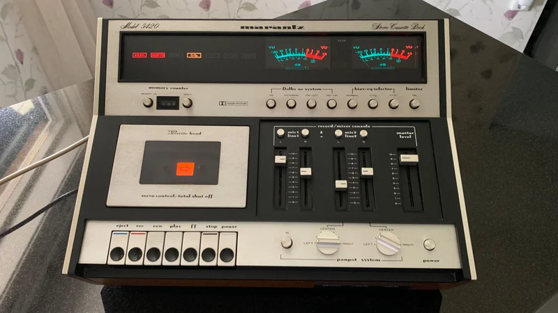 Marantz 5420 Kasettbandspelare Vintage Marantz 5420 Kasettbandspelare Vintage - Bild 1 av 5