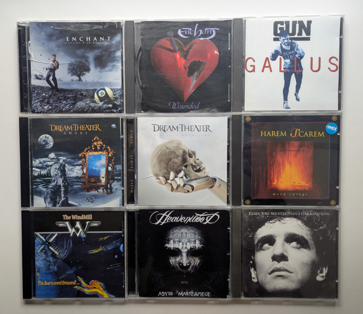 Div rock / prog rock CD 30:- st