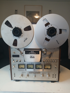 Rullbandspelare GX-630-SS med stor samling band säljes