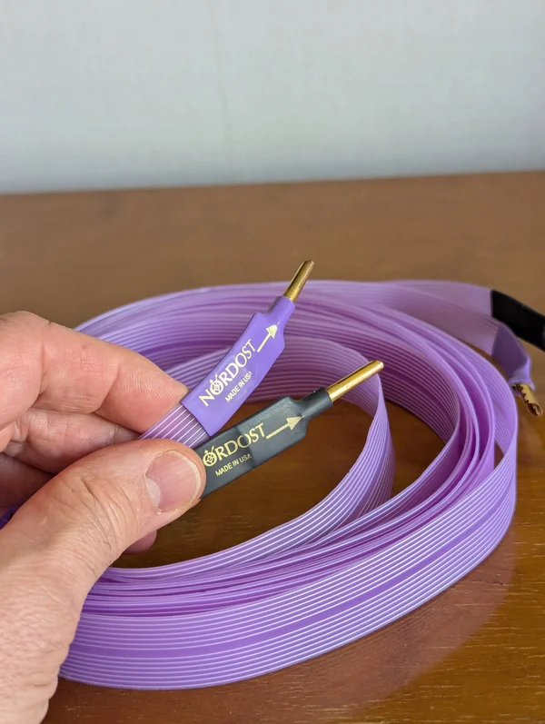 Nordost Purple Flair h&ouml;gtalarkabel 4.3m - Bild 5 av 6