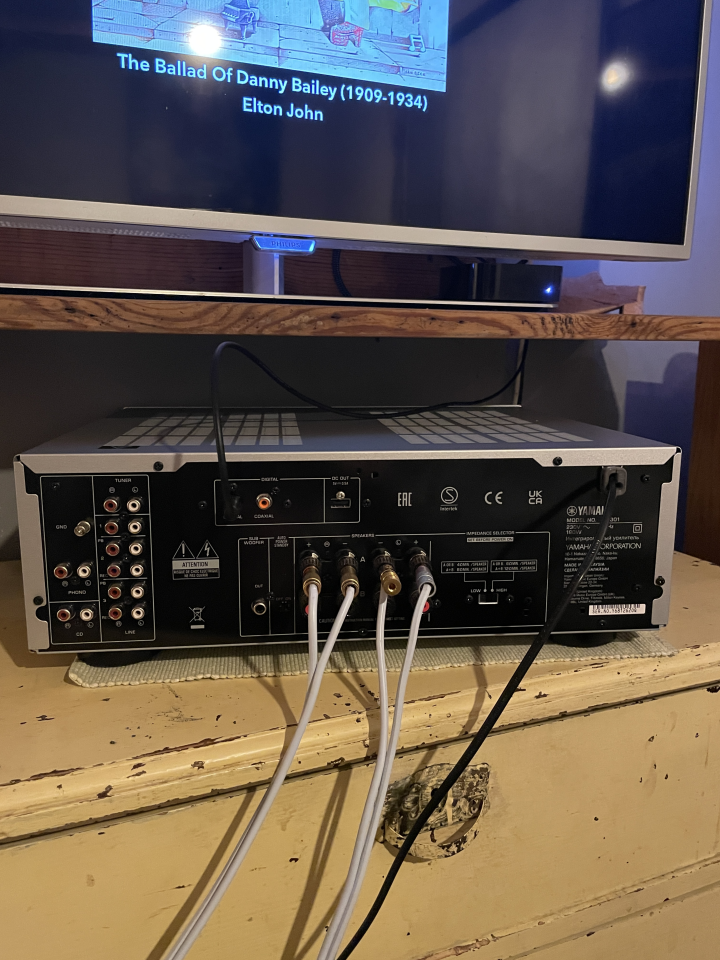 Yamaha A-S301 MKll  Sub ut och DAC