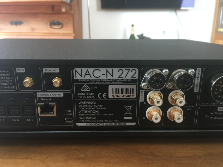 Naim Nac-N 272 i absolut toppskick! Försteg/streamer/dac